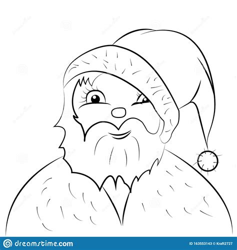 Stencil santa claus stock vector. Illustration of bakery - 163553143