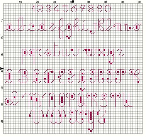 84 best images about Cross Stitch - Backstitch Alphabets on Pinterest ...