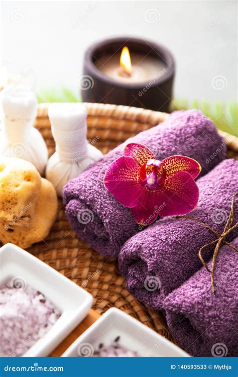 Spa Products in Natural Setting Stock Image - Image of fresh, natural ...