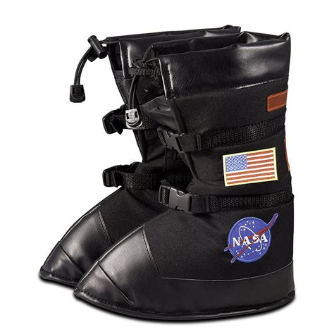 Astronaut Boots, size Large, Black, with NASA patches, HIGH QUALITY ...