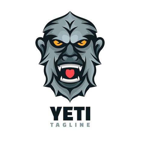 Premium Vector | Yeti logo design