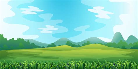 Cartoon Field Background