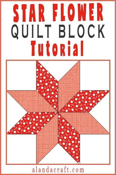 Quilting Blocks: Star Flower Quilt Block | Quilt block patterns free ...