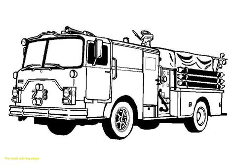 22+ Awesome Image of Fire Truck Coloring Page - davemelillo.com | Truck ...