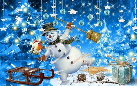 Christmas Snowman Wallpapers - Top Free Christmas Snowman Backgrounds ...