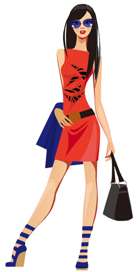 Fashion Cartoon Girl - ClipArt Best