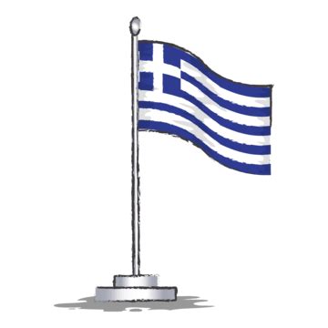 Bireme Isolated Greek Flag Ensign Vector, Isolated, Greek, Flag Ensign ...