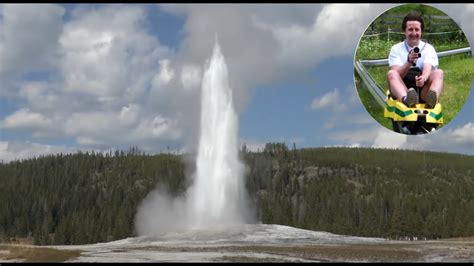 Old Faithful Geyser - Yellowstone National Park (HD) - YouTube