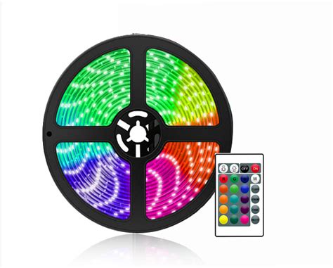 5M LED Strip Lights, Color Changing Light Strip With Remote Control ...