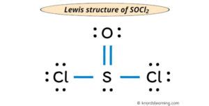 Lewis Structure of SOCl2 (With 6 Simple Steps to Draw!)