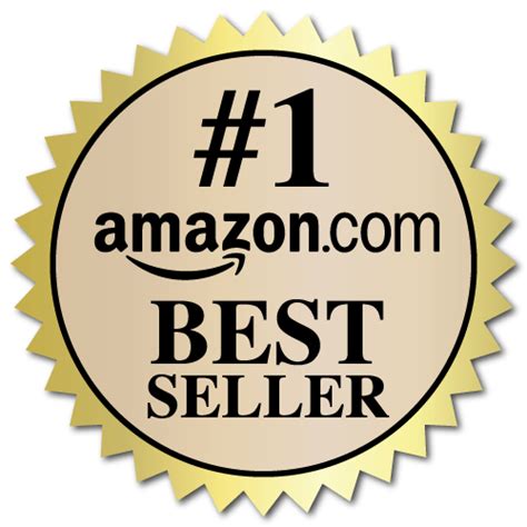 Amazon Best Seller Book Award Gold Burst Labels