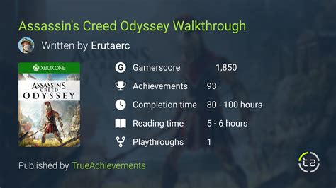 Assassin's Creed Odyssey (AC Odyssey) Walkthrough