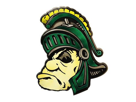 Hex Head: Michigan State University Mascot Sparty | Michigan state ...