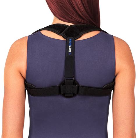 RiptGear Posture Corrector for Women and Men Adjustable Shoulder Back ...