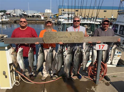 Lake Ontario Fishing Charter 07-01-2018 - TK Charters