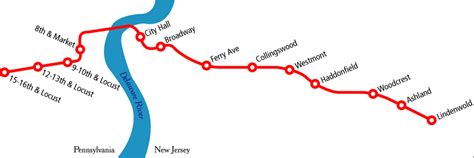 PATCO (Port Authority Transit Corporation) — Map, Lines, Route, Hours ...