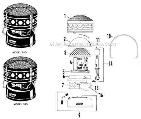 Coleman 515-700 - Catalytic Heater - eReplacementParts.com