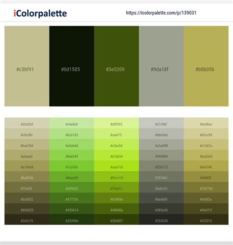 6 Latest Color Schemes with Indian Khaki And Olive Green Color tone ...