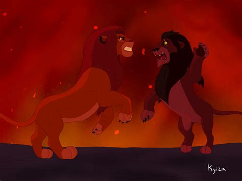 Simba vs Scar by Kyiza on DeviantArt