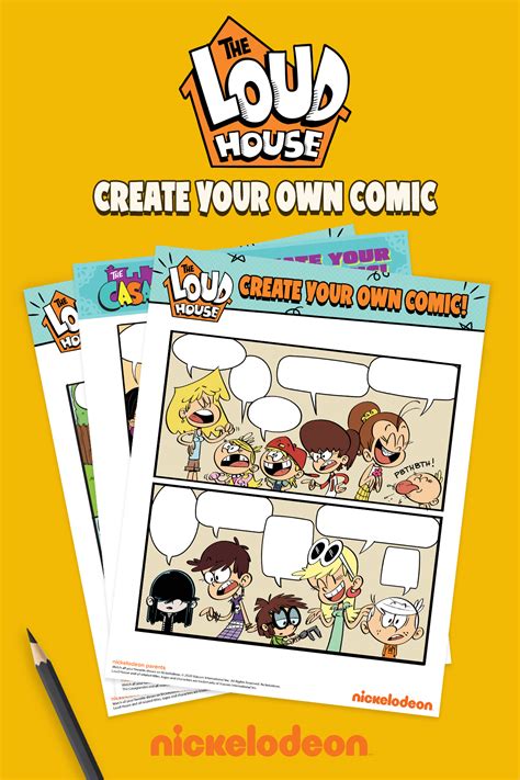 Create Your Own Comics — with The Loud House and The Casagrandes ...