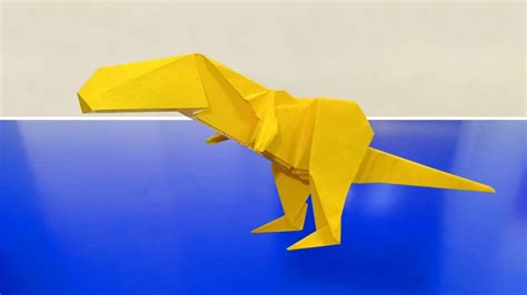 Easy Origami T Rex Step By Step | Cara Membuat Origami T-rex - Gấp ...