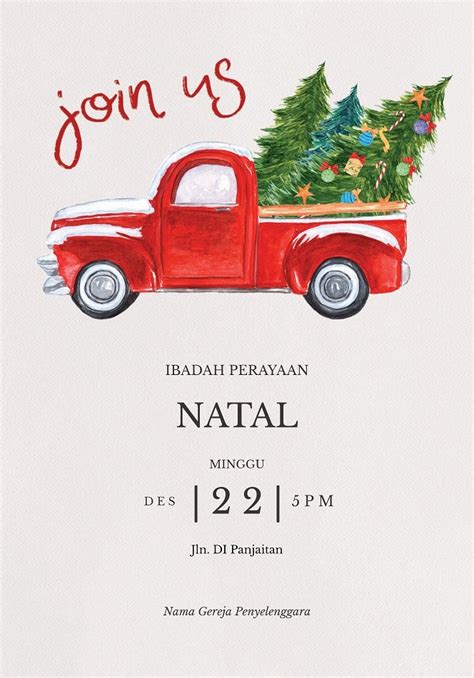 Cara Membuat Undangan Natal