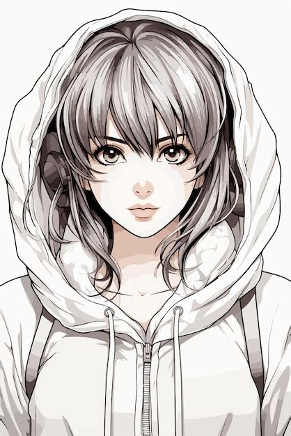 Premium Vector | Young girl anime style character vector illustration ...