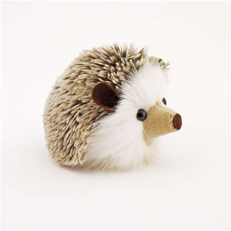 Stuffed Hedgehog Stuffed Animal Sebastian the Plush Toy Brown Hedgehog ...