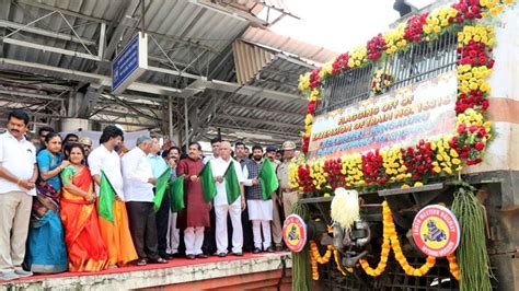 Union Minister flags off Mysuru-Kochuveli train - Star of Mysore