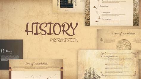 Free History PowerPoint Template and Google Slides