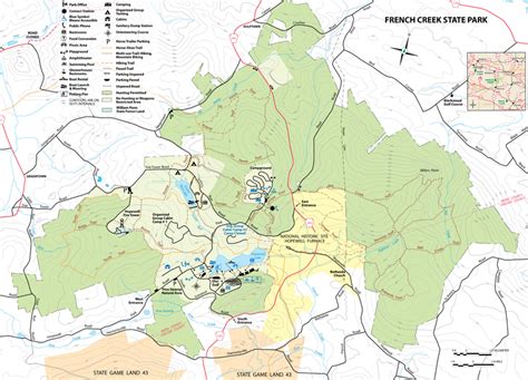 Detailed Pa State Game Lands Map