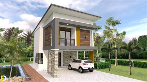 Two Storey House Plan With 3 Bedrooms And 2-Car Garage | Engineering ...