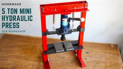 Homemade Mini Hydraulic Press Machine | Mistry MakeTool