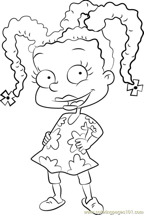 Susie Carmichael Coloring Page for Kids - Free Rugrats Printable ...