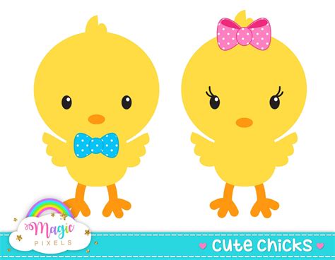 Easter chicks clip art, Easter clipart, cute chicks, baby chick clip ...