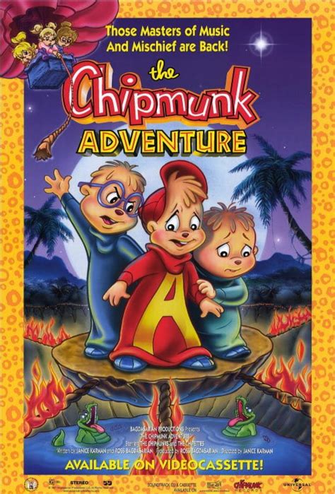 The Chipmunk Adventure - movie POSTER (Style B) (11" x 17") (1987 ...