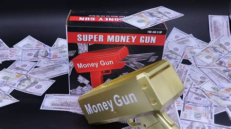 Wholesale Gold Money Gun Make Cash Money Rain De Dinero Gun Toy Shot ...