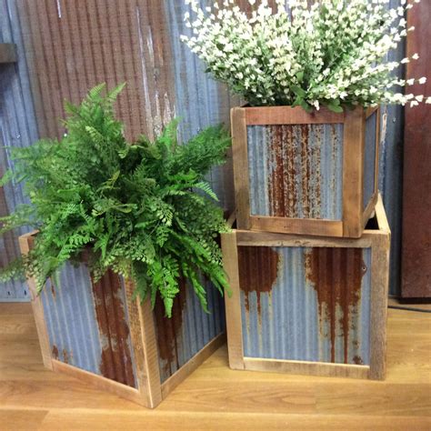 Galvanized Metal Garden Boxes