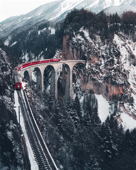 We Can Hardly Believe This Train Ride Through the Swiss Alps Is Real