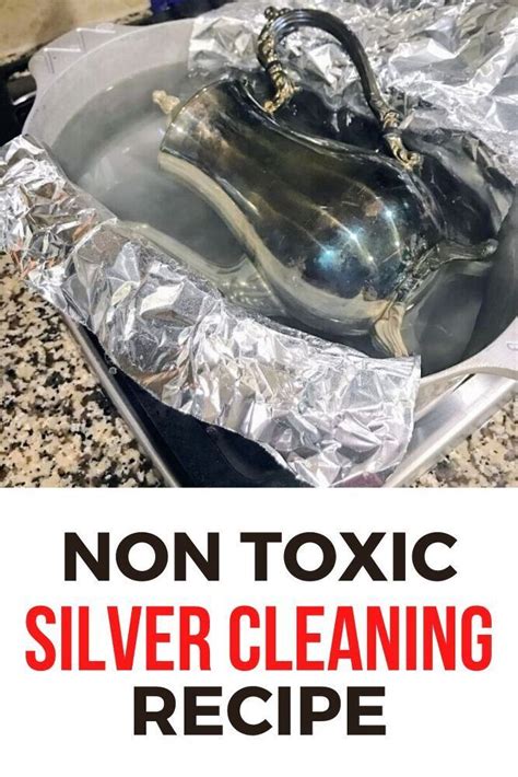 Easy way to Clean Silver Homemade Non Toxic Recipe | How to clean ...