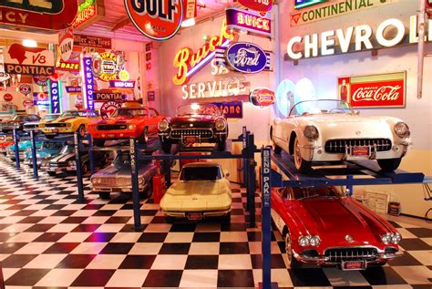 Chevrolet Way. | Classic car garage, Cool garages, Monster garage