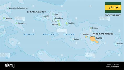 Society Islands Map High Resolution Stock Photography and Images - Alamy