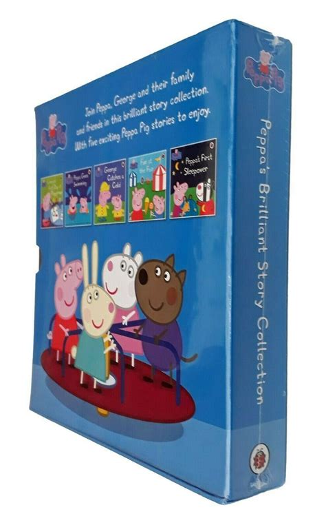 Peppa Pig 5 Book Box Set Fun Toddler Learning Story Collection - Age 0 ...