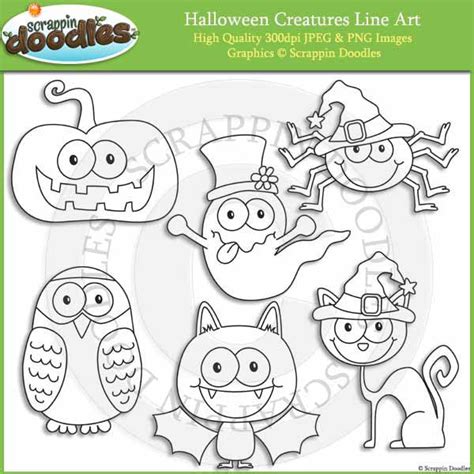 Halloween Creatures– Scrappin Doodles