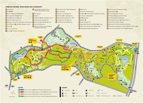 Map Of Singapore Botanic Gardens | Fasci Garden