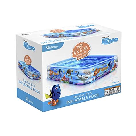 GoFloats Disney Pixar Finding Nemo 8 ft x 6 ft Inflatable Pool by ...