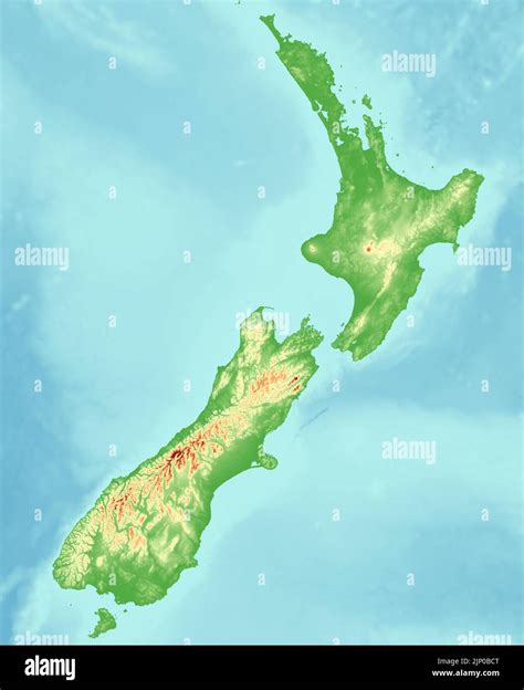 New Zealand Topographic Map Vector Stock Vector Image & Art - Alamy