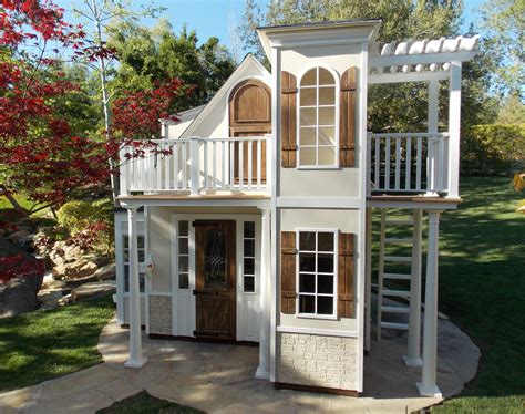 Childrens Custom Playhouses | man's pit | Backyard playhouse, Playhouse ...