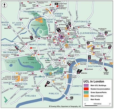 Printable Tourist Map Of London Attractions