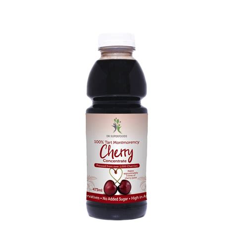 Buy Tart Cherry Juice Concentrate - Dr Superfoods